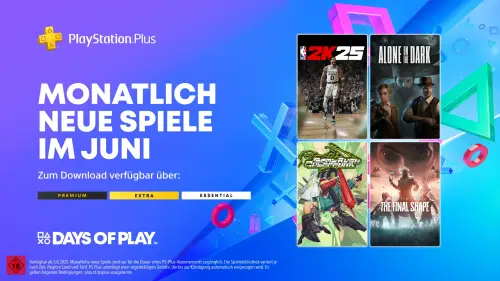 4 Spiele bei PlayStation Plus ab Juni 2025