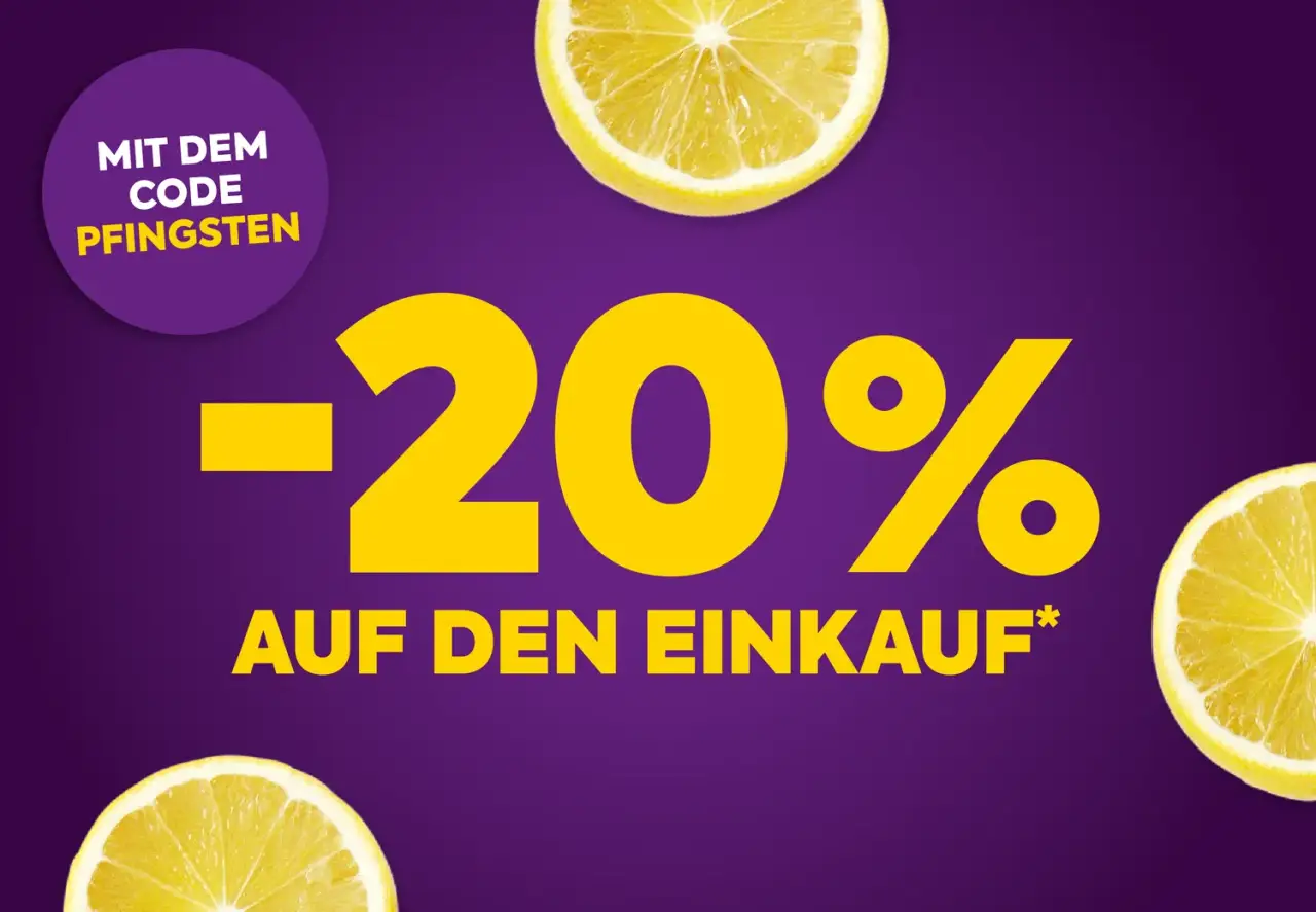 Pfingstaktion bei BILLA: 20 % Rabatt im Online Shop