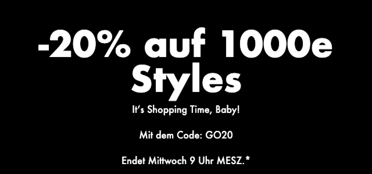 ASOS Rabattaktion: 20 % auf tausende Styles