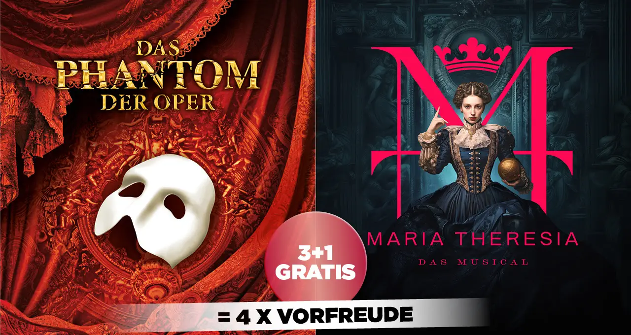 3+1 Gratis Aktion für alle Musical Fans