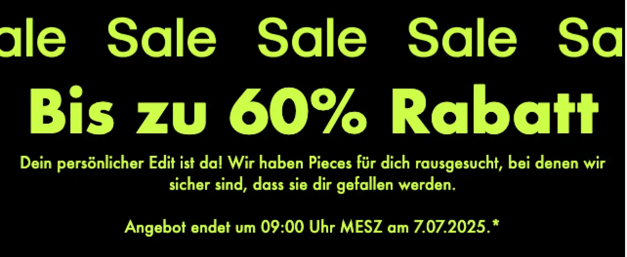 Bis zu 60 % Rabatt bei ASOS – noch bis 7. Juli