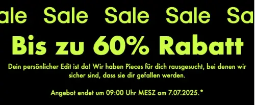 Bis zu 60 % Rabatt bei ASOS – noch bis 7. Juli