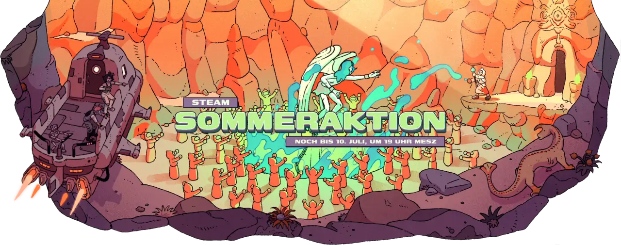 Steam Summer Sale 2025 gestartet: Spare bis zu 95 % auf Top-Spiele