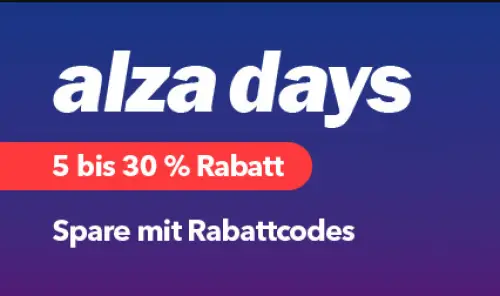 Alza Days: Bis zu 30 % Rabatt auf Technik, Haushalt & mehr