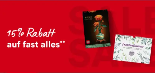 15 % Rabatt bei Thalia - nur noch bis morgen