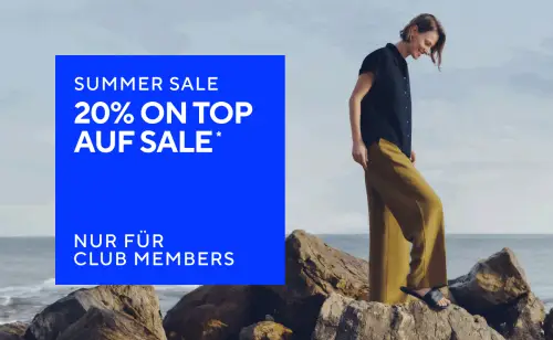 20% Extra-Rabatt bei Tom Tailor für CLUB Member auf bereits reduzierte Styles