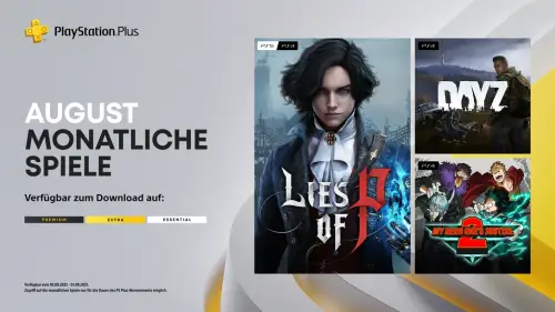 PlayStation Plus: Drei neue Gratis-Games im August 2025