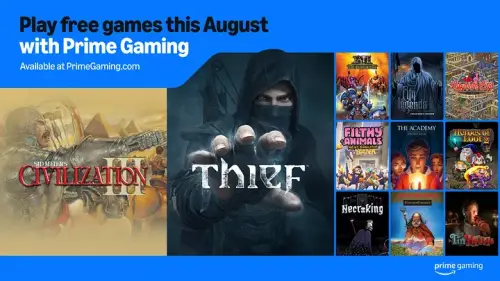 12 kostenlose Spiele bei Prime Gaming im August inklusive Sid Meier’s Civilization® III Complete und Thief: Definitive Edition