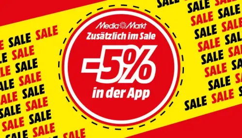 MediaMarkt 5% Extra Rabatt auf alle Produkte im Sale