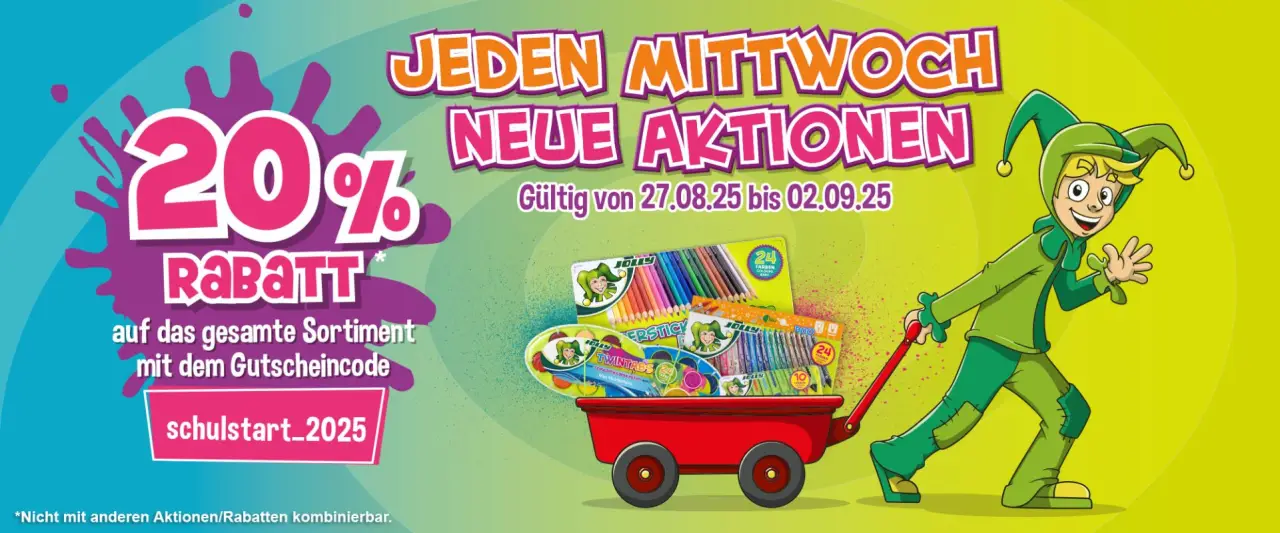Jolly Shop: 20% Rabatt auf alles