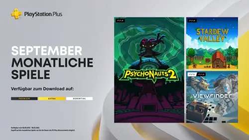 PS Plus Gratis Spiele im September 2025