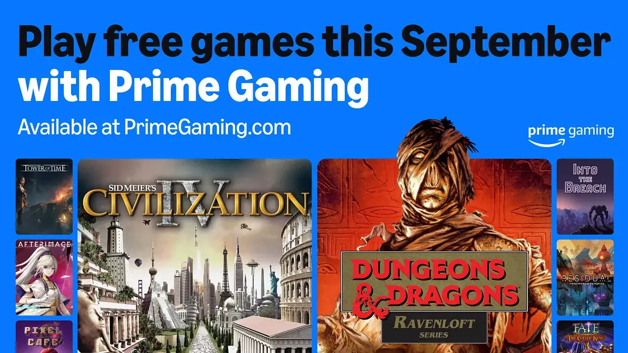 Prime Gaming September: 11 Gratis Spiele, die du dir sichern solltest