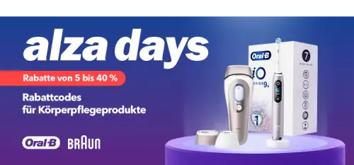 Alza Days: Bis zu 40% auf Körperpflege und bis zu 30% auf viele weitere Produkte