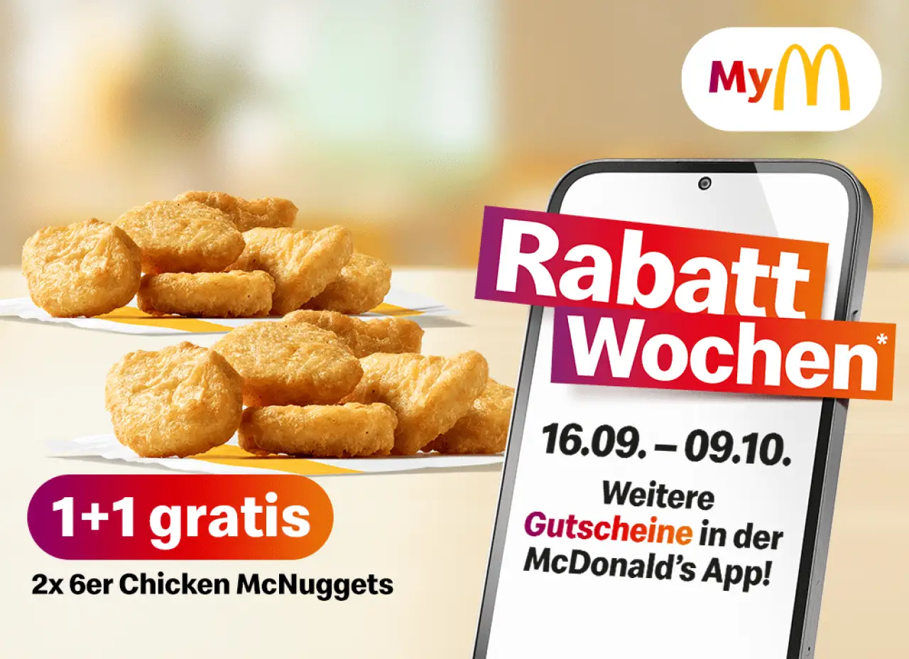 MyMcDonald’s Rabattwochen bei McDonald’s