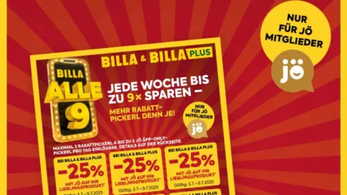 Billa Rabattmarken wieder zurück: Jetzt wieder ohne Jö-Zwang