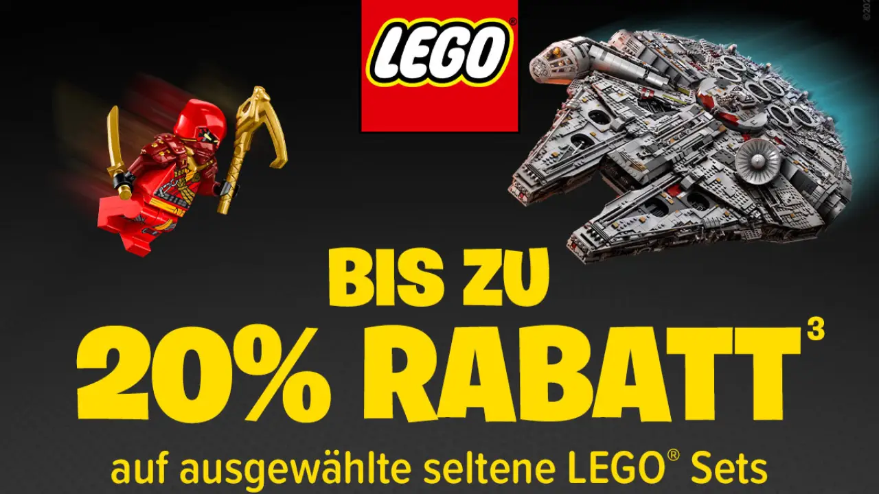 Bis zu 20% Rabatt auf seltene Lego-Sets bei Smythtoys