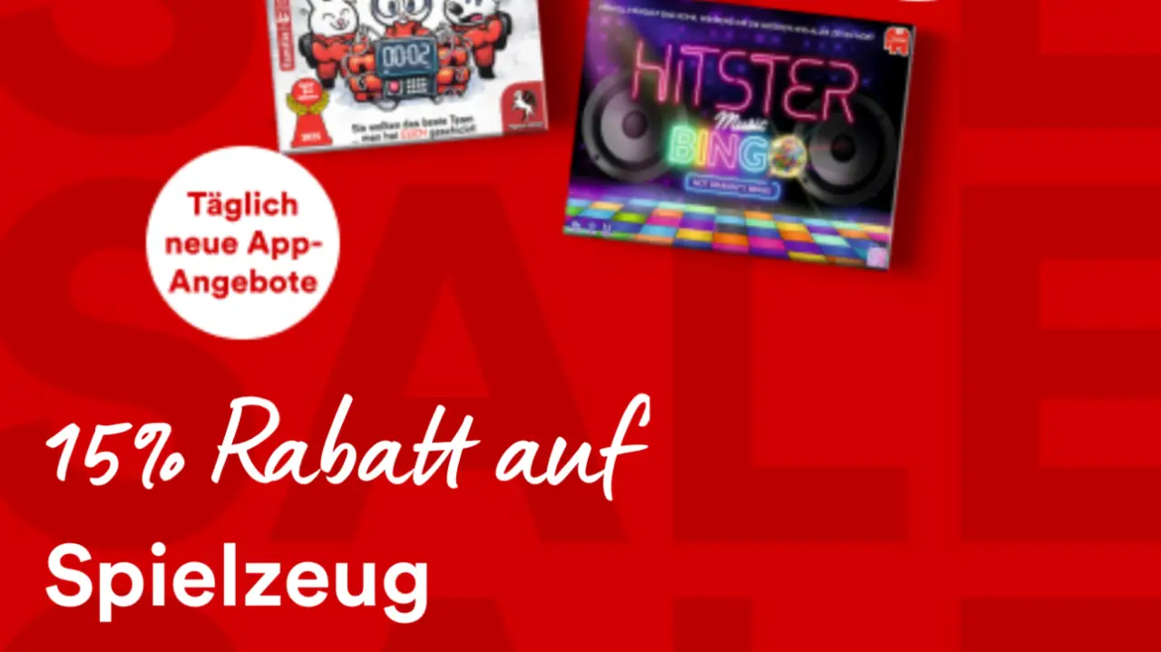 Thalia 15% Rabatt auf Spielzeug