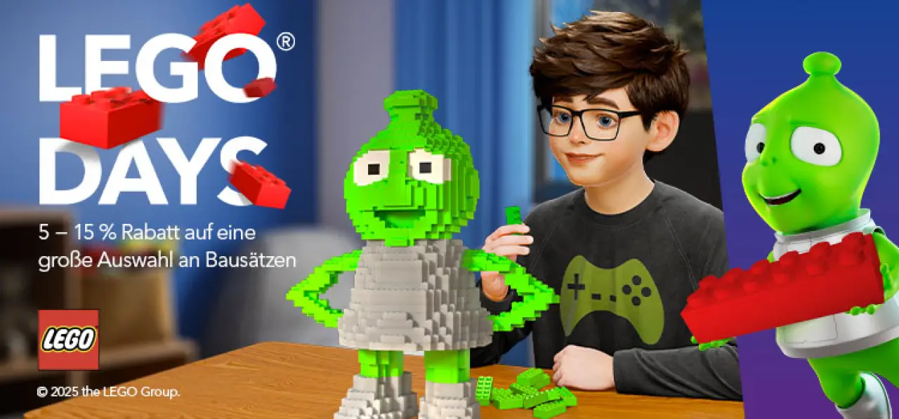Alza LEGO Days: 15% Rabatt auf ausgewählte Bausätze