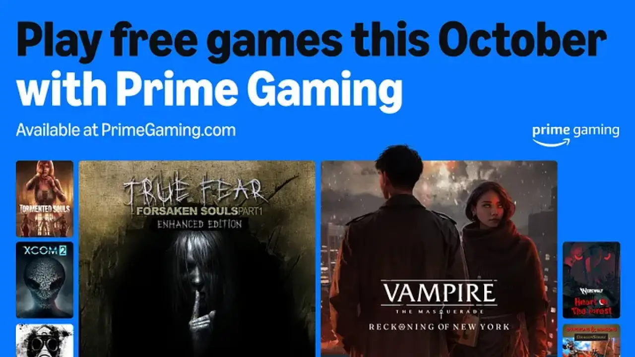 Prime Gaming: 14 kostenlose Spiele im Oktober