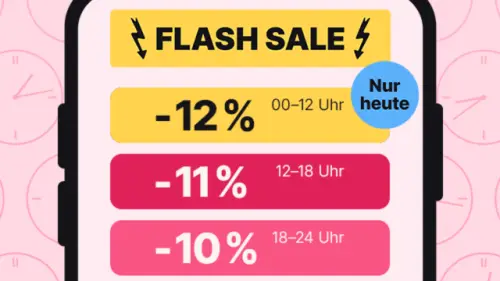 Flaconi Flash Sale nur heute bis zu 12% Rabatt in der App