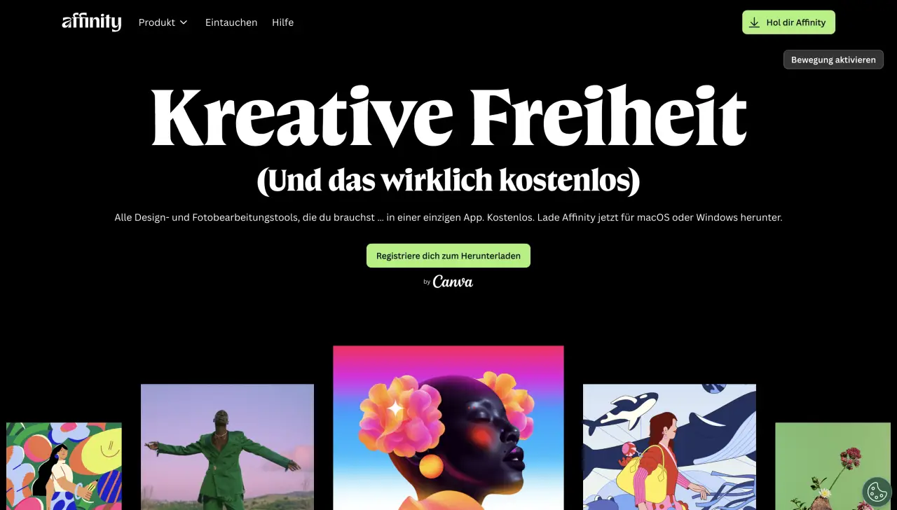 Photoshop Alternative Affinity ab sofort kostenlos