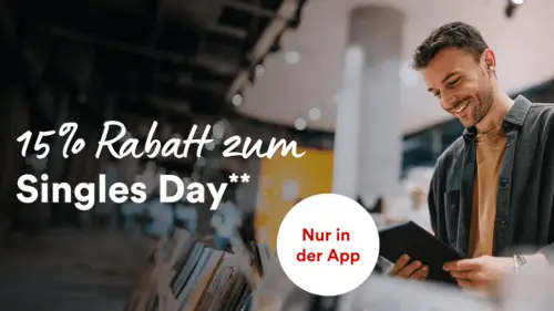15% Rabatt zum Singles Day bei Thalia
