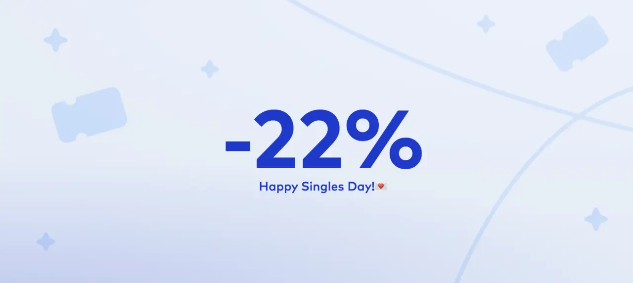 22% Rabatt zum Singles Day bei About You