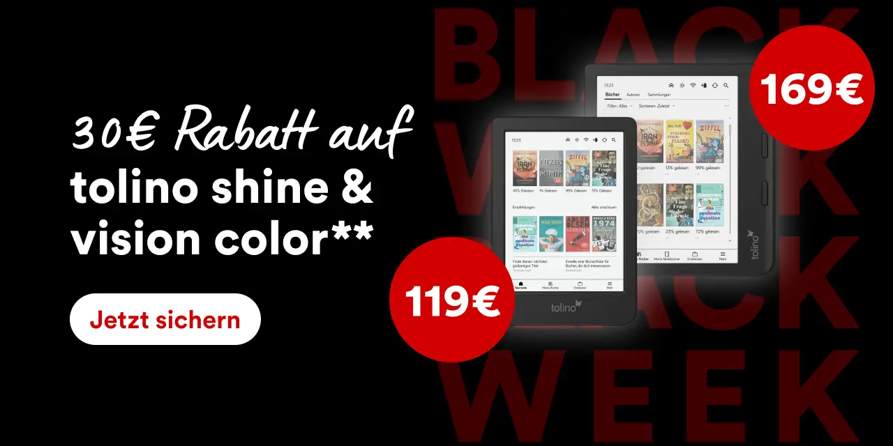 Thalia 30€ Rabatt auf tolino shine & tolino vision color