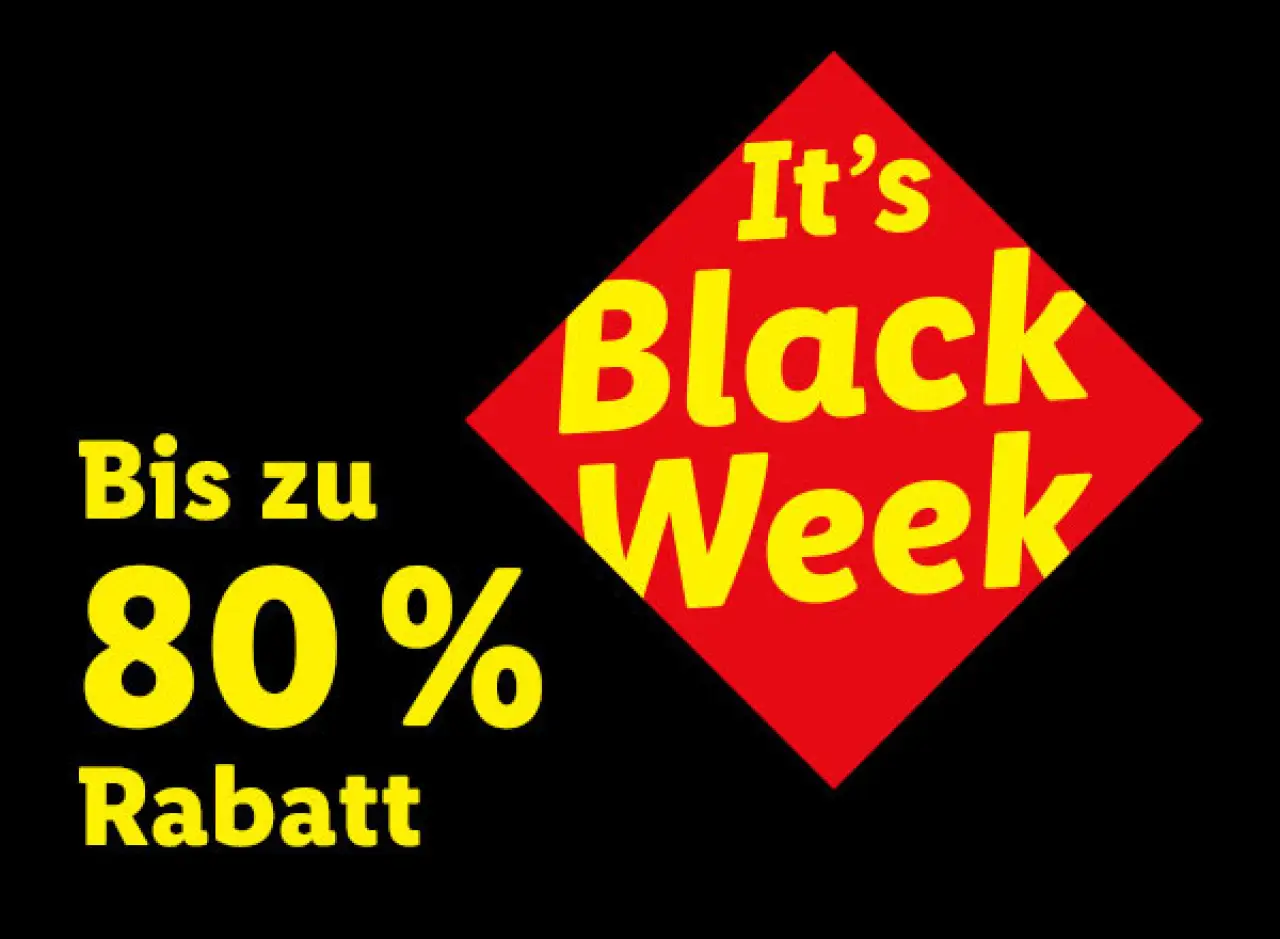 Lidl Online Shop mit bis zu 80% Rabatt während der Black Week