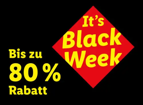 Lidl Online Shop mit bis zu 80% Rabatt während der Black Week