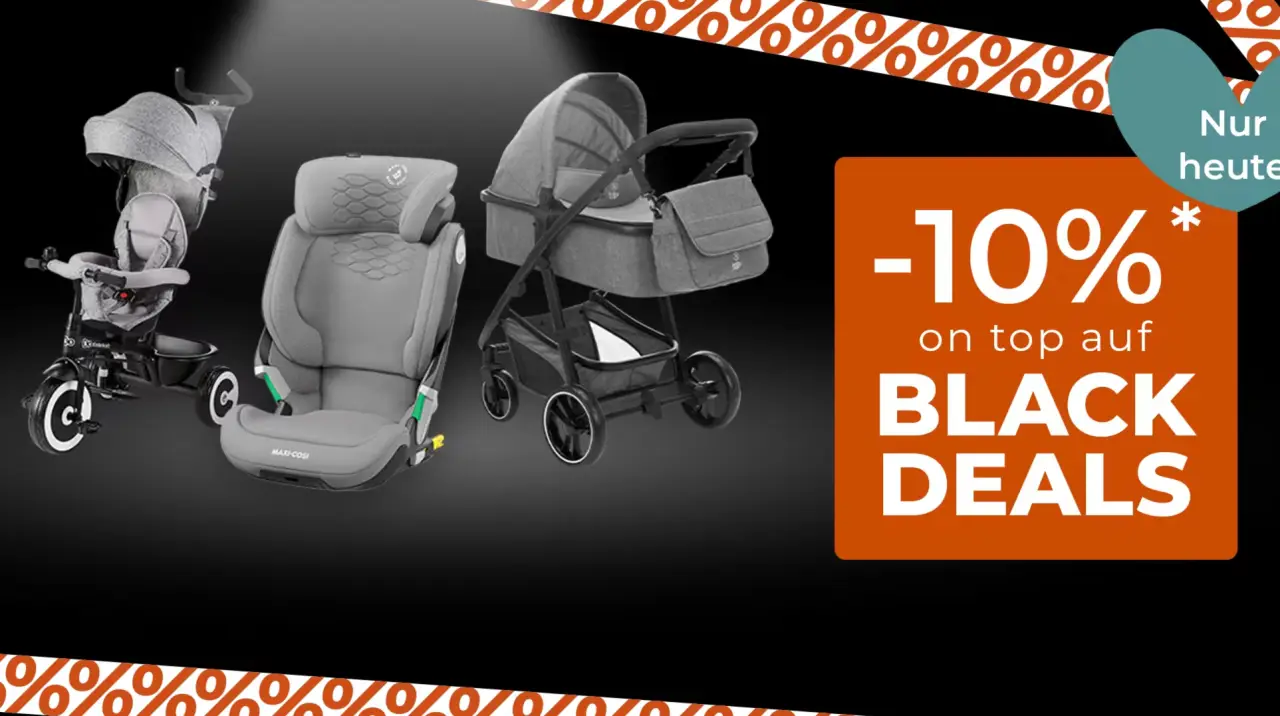 Babymarkt 10% Extra-Rabatt auf über 200 Black Deals