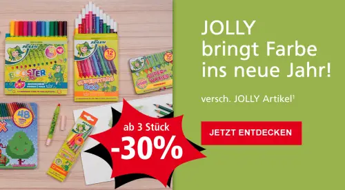 30% Rabatt bei Pagro auf Jolly-Produkte ab drei Stück und 20% auf Playmobil Sky Trails und Plüschfiguren