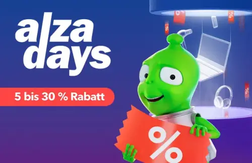 Alza Days bis zu 30% Rabatt auf Elektronik, Haushaltswaren und Spielwaren