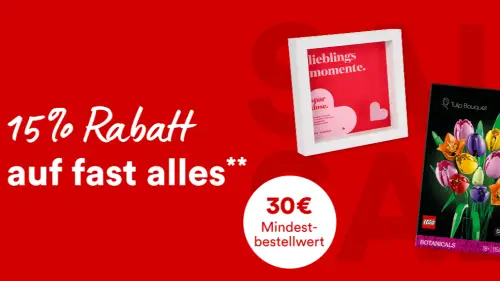 15% Rabatt auf fast alles bei Thalia