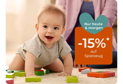 15% Rabatt auf Spielzeug bei Babymarkt