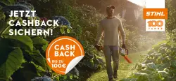 Stihl Cashback bis zu 100€ auf ausgewählte Geräte