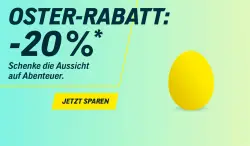 20% Rabatt auf fast alle Erlebnisse bei Jochen Schweizer
