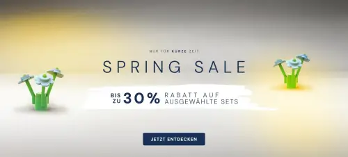 Spring Sale bei Bluebrixx - Bis zu 30% Rabatt auf Klemmbaustein-Sets