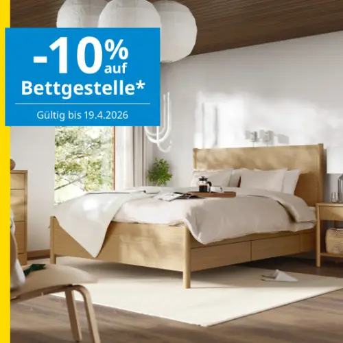 IKEA Frühlingsangebote: 10% auf Bettgestelle