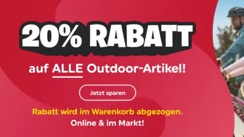 20% Rabatt auf alle Outdoor-Artikel bei Smyths Toys