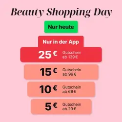 Bis zu 25 € Rabatt beim Beauty Shopping Day bei Flaconi