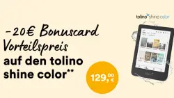 20% Rabatt auf tolino shine color bei Thalia