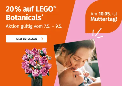 20% Rabatt auf Lego Botanicals bei Müller