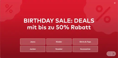 Birthday Deals bei About You bis zu 50% Rabatt
