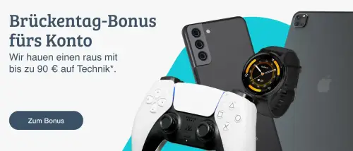 Bis zu 90 € Rabatt auf Technik bei rebuy