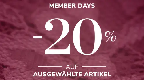 Hunkemöller 20% Rabatt auf ausgewählte Styles