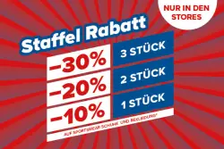Hervis Staffelrabatt: Bis zu 30% sparen auf Schuhe und Sportswear