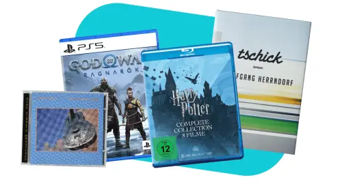 15% Rabatt und kostenloser Versand auf Medien bei rebuy