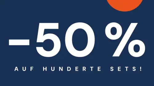 Blue Brixx 50% Rabatt auf hunderte Klemmbaustein-Sets