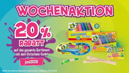 20% Rabatt auf das gesamte Sortiment bei Jolly